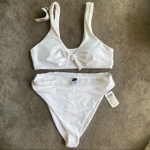 Zaful Bikini Top + Windsor High Leg Bikini Bottom